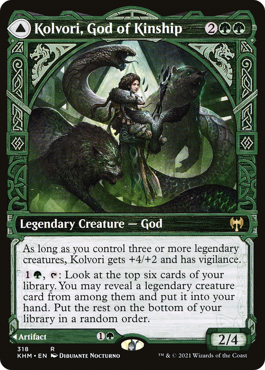 Kolvori, God of Kinship // The Ringhart Crest (KHM-318) (Showcase)