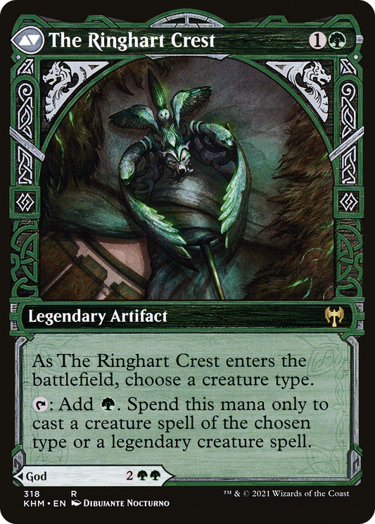 Kolvori, God of Kinship // The Ringhart Crest (KHM-318) (Showcase) (Foil)