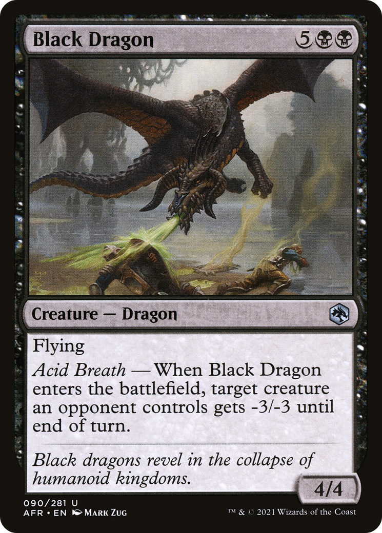 Black Dragon (AFR-090) (Foil)