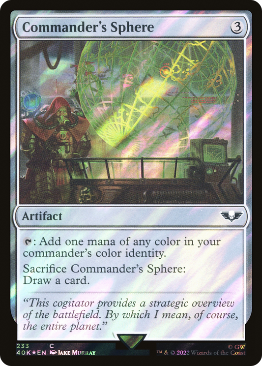 Commander's Sphere (40K-233★) (Surge Foil)