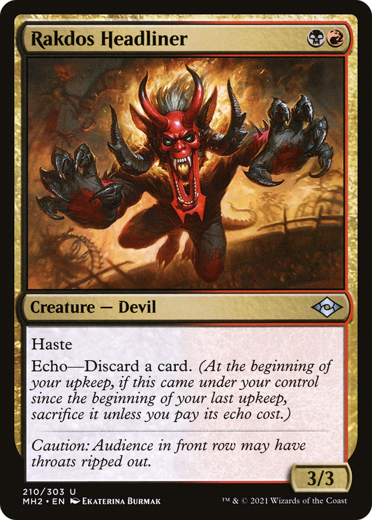 Rakdos Headliner (MH2-210) (Foil)