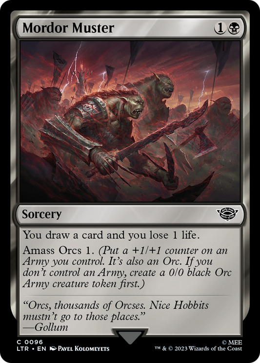 Mordor Muster (LTR-096) (Foil)