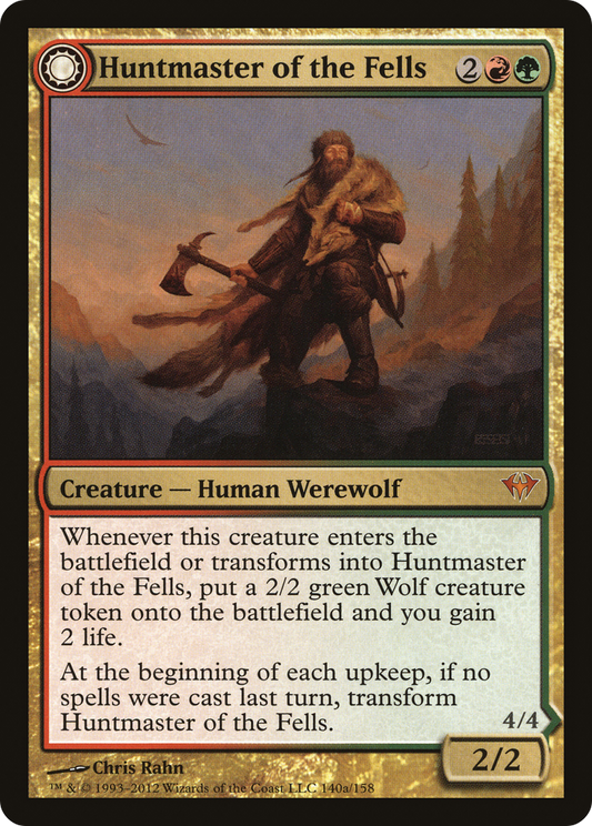 Huntmaster of the Fells // Ravager of the Fells (DKA-140) (Foil)