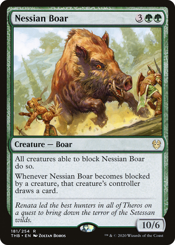 Nessian Boar (THB-181) (Foil)