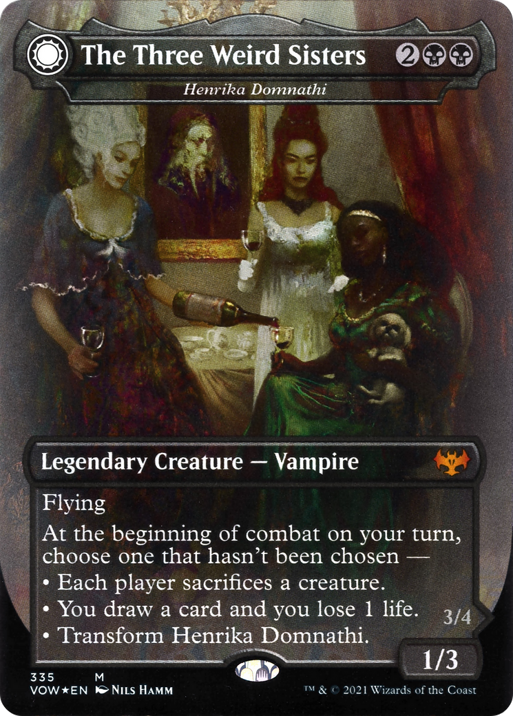 Henrika Domnathi // Henrika, Infernal Seer (VOW-335) (Borderless) (Foil)