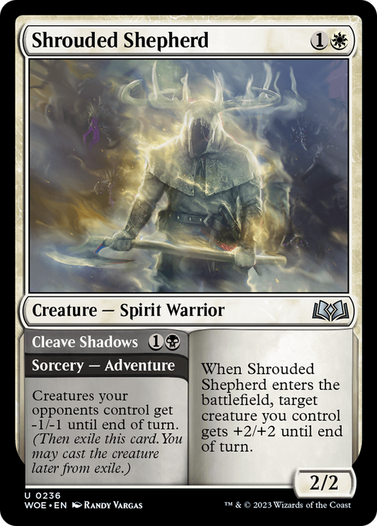 Shrouded Shepherd // Cleave Shadows (WOE-236) (Foil)