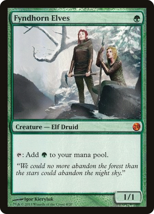 Fyndhorn Elves (V13-004) (Foil)