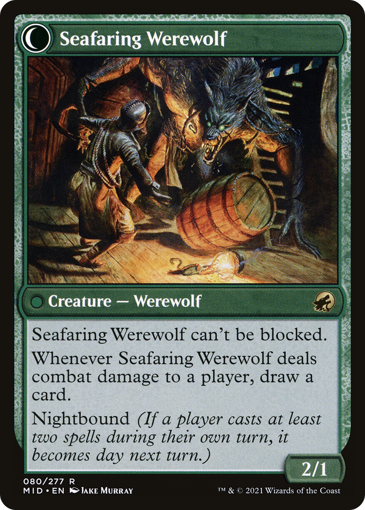 Suspicious Stowaway // Seafaring Werewolf (MID-080)