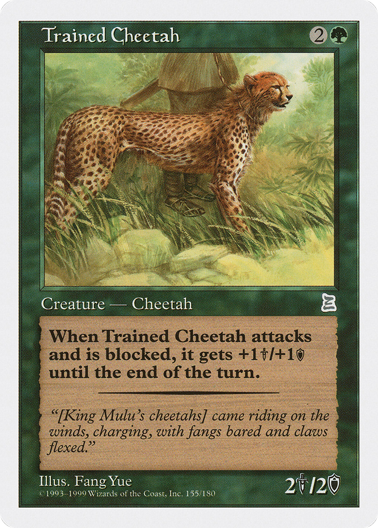 Trained Cheetah (PTK-154)
