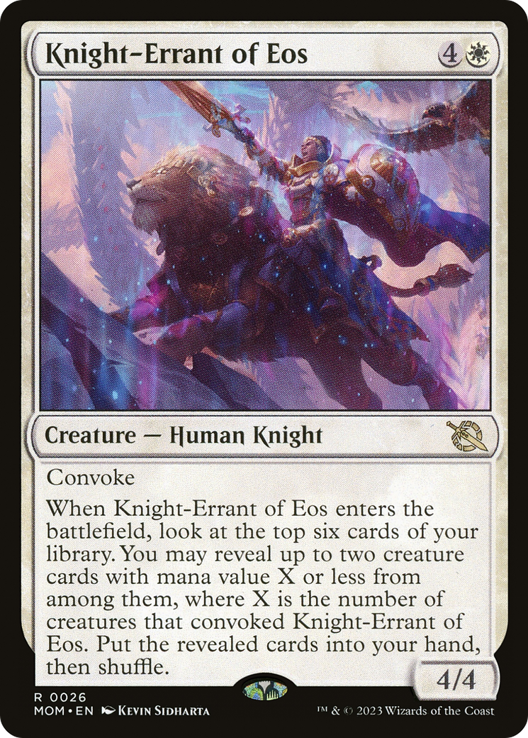 Knight-Errant of Eos (MOM-026) (Foil)