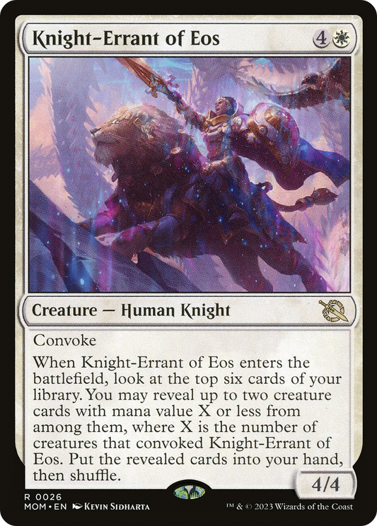 Knight-Errant of Eos (MOM-026) (Foil)