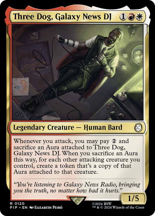 Three Dog, Galaxy News DJ (PIP-120) (Foil)