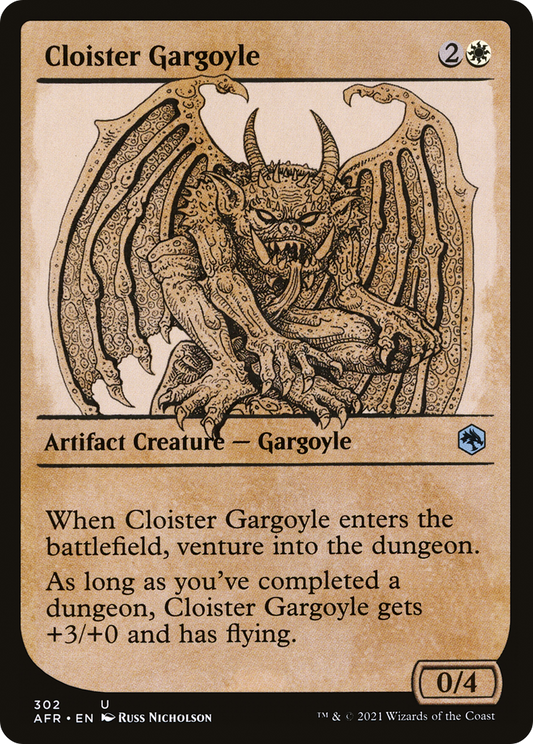 Cloister Gargoyle (AFR-302) (Showcase) (Foil)