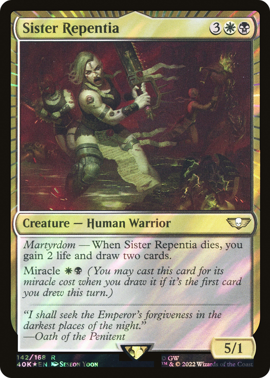 Sister Repentia (40K-142★) (Surge Foil)