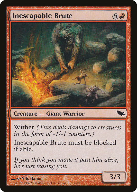 Inescapable Brute (SHM-095) (Foil)
