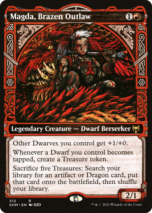 Magda, Brazen Outlaw (KHM-312) (Showcase) (Foil)