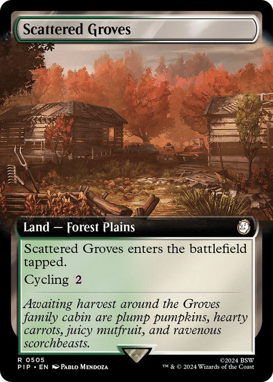 Scattered Groves (PIP-505) (Extended Art) (Foil)