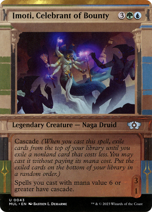 Imoti, Celebrant of Bounty (MUL-043) (Showcase) (Borderless)