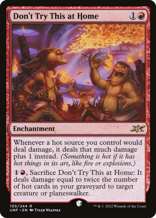 Don't Try This at Home (UNF-105) (Foil)