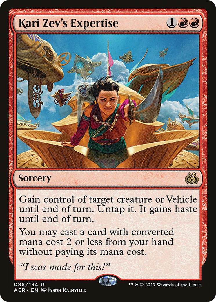 Kari Zev's Expertise (AER-088) (Foil)