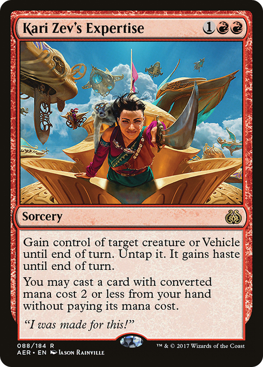 Kari Zev's Expertise (AER-088) (Foil)