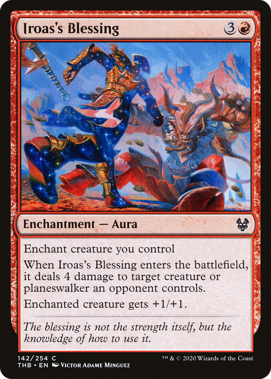 Iroas's Blessing (THB-142) (Foil)