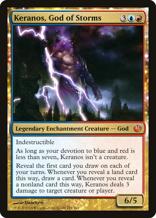 Keranos, God of Storms (JOU-151) (Foil)