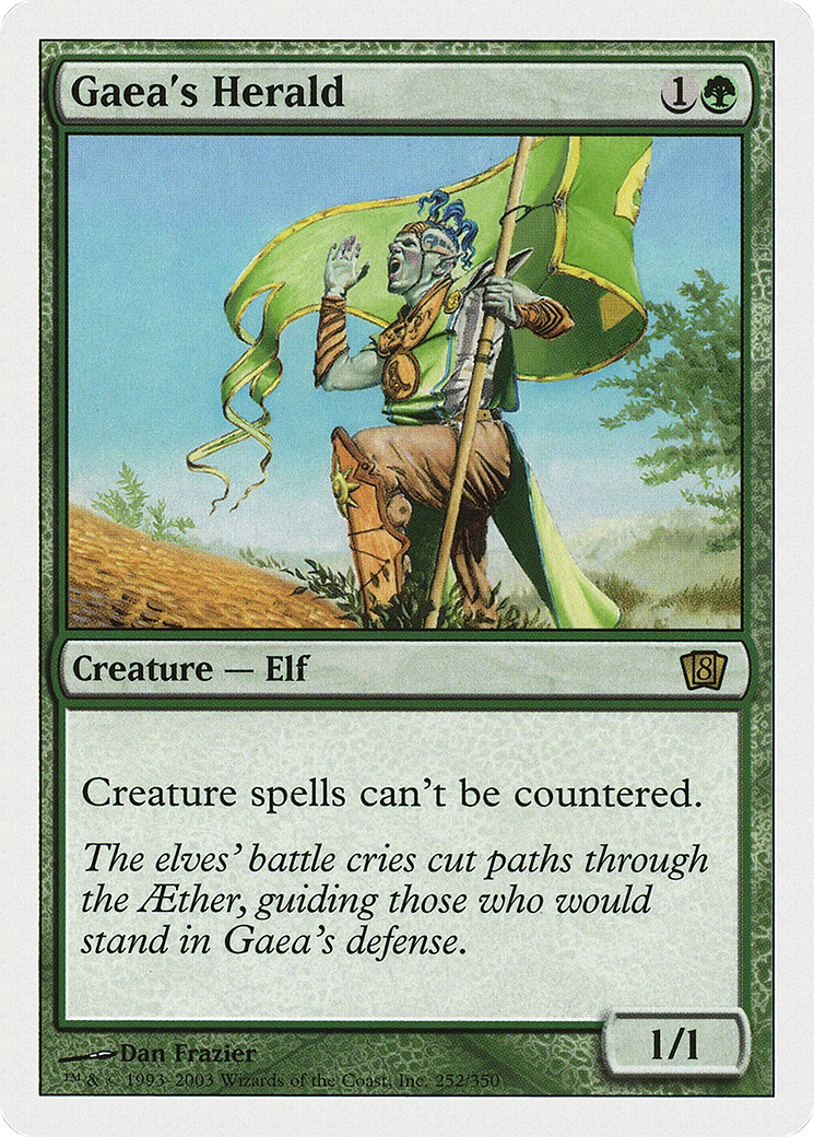 Gaea's Herald (8ED-252) (Foil)