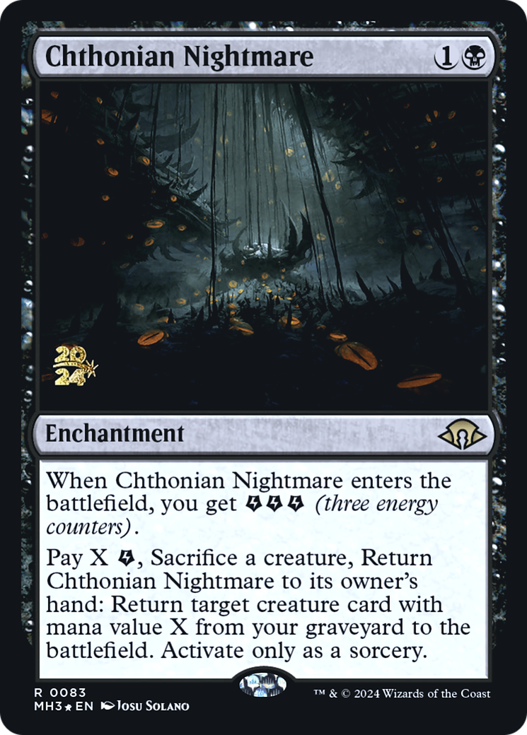 Chthonian Nightmare (PRE-83S) (Foil)