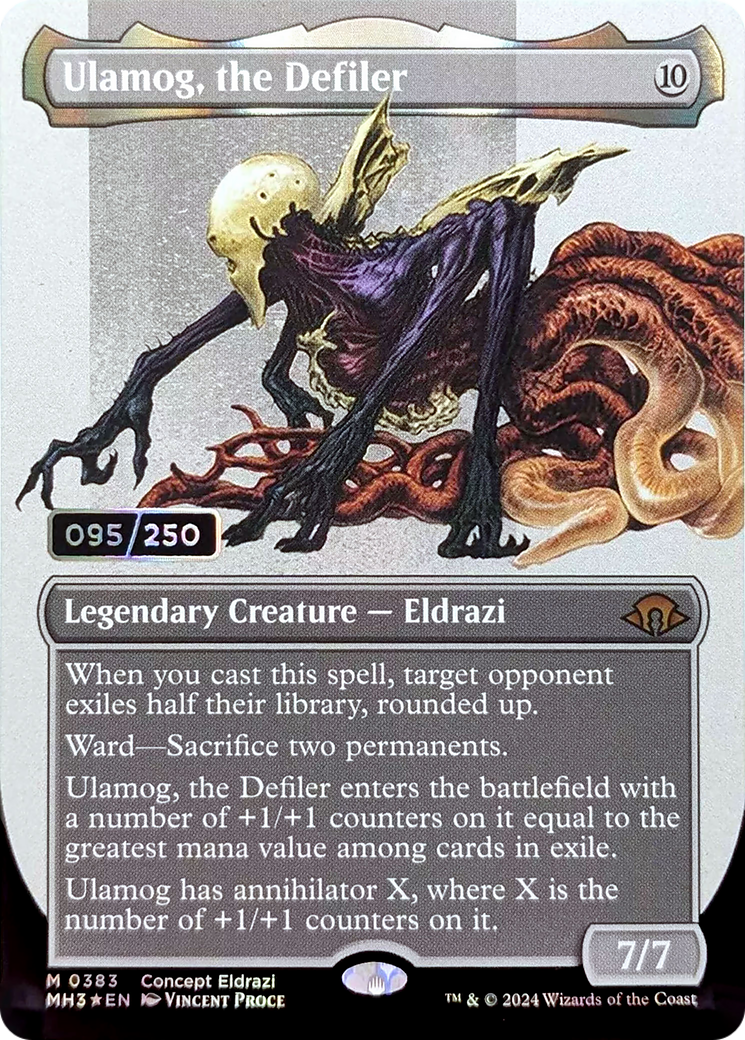 Ulamog, the Defiler (MH3-383Z) (Borderless) (Foil) (Serialized)