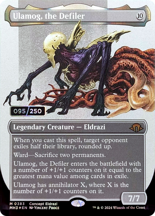 Ulamog, the Defiler (MH3-383Z) (Borderless) (Foil) (Serialized)