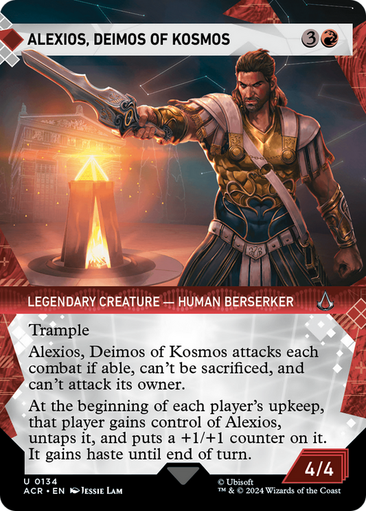 Alexios, Deimos of Kosmos (ACR-134) (Showcase) (Borderless) (Foil)