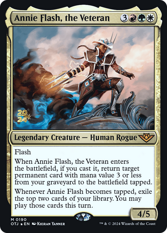 Annie Flash, the Veteran (PRE-190S) (Foil)