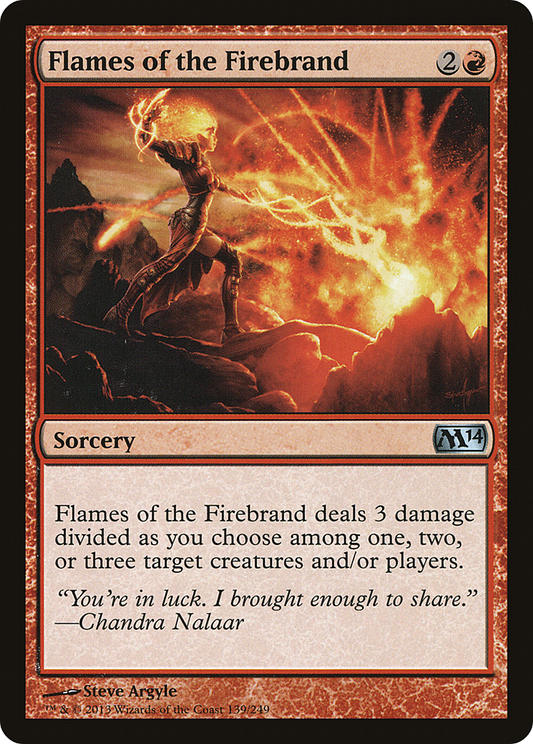 Flames of the Firebrand (M14-139) (Foil)
