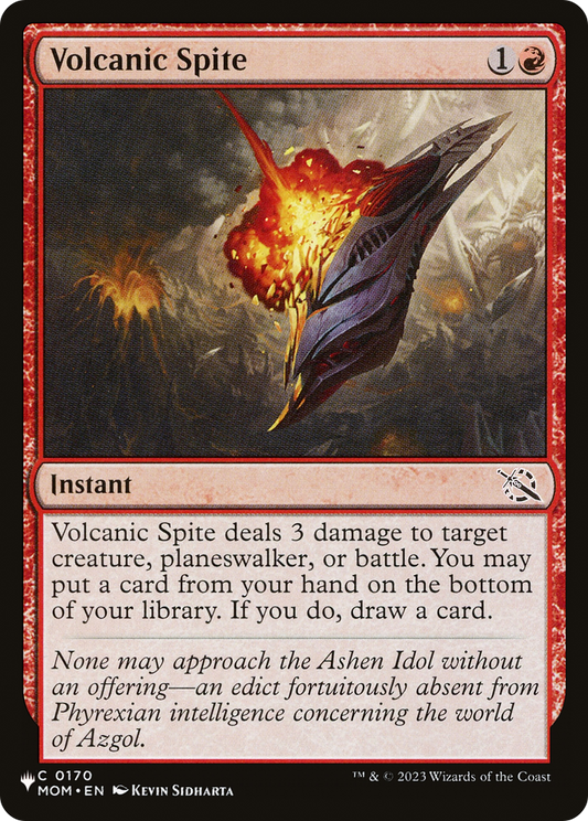 Volcanic Spite (LIST-MOM-170)