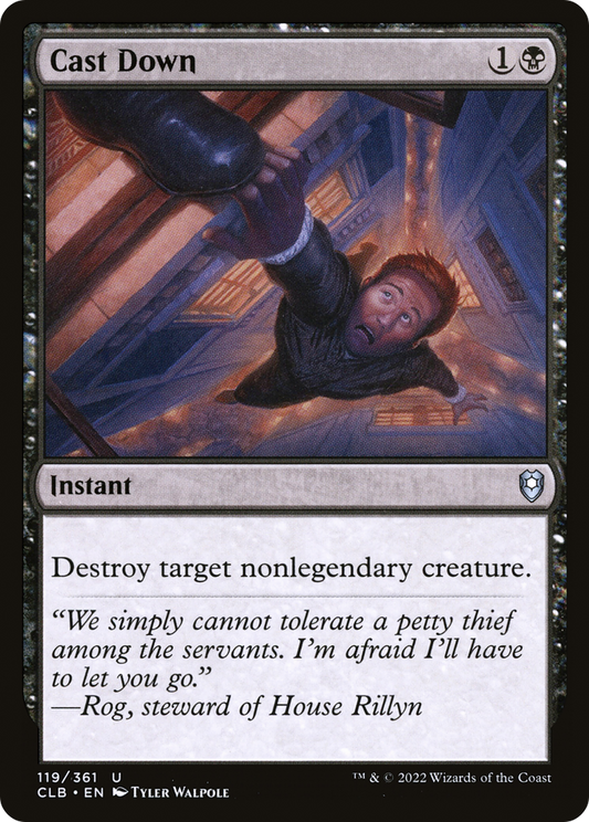 Cast Down (CLB-119) (Foil)