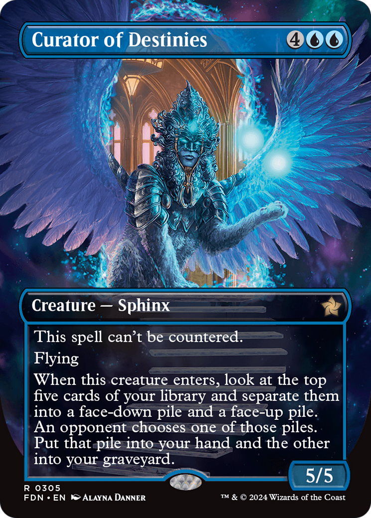 Curator of Destinies (FDN-305) (Borderless) (Foil)