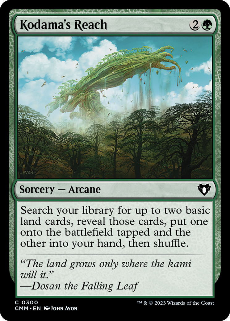 Kodama's Reach (CMM-300) (Foil)