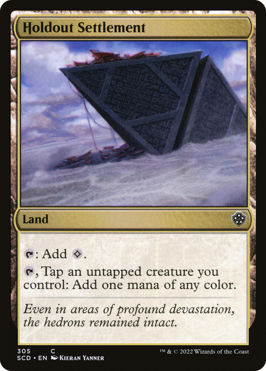 Holdout Settlement (SCD-305)