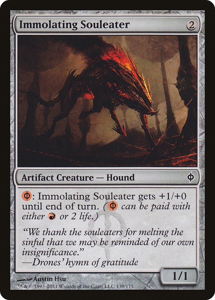 Immolating Souleater (NPH-139) (Foil)