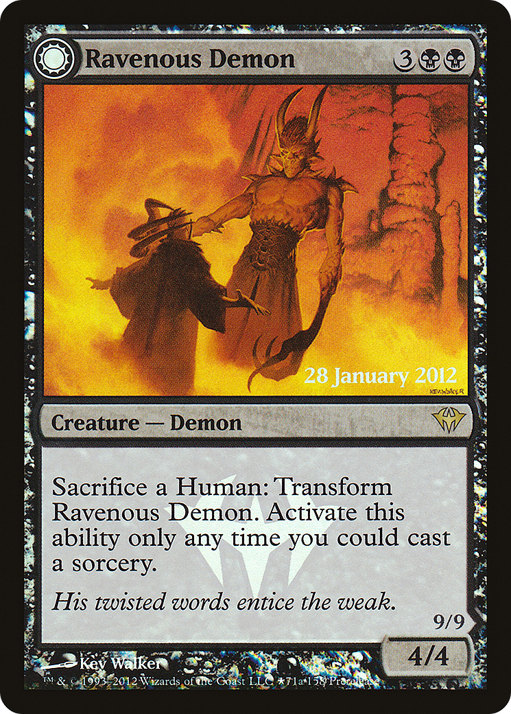 Ravenous Demon // Archdemon of Greed (PRE-71★) (Foil)