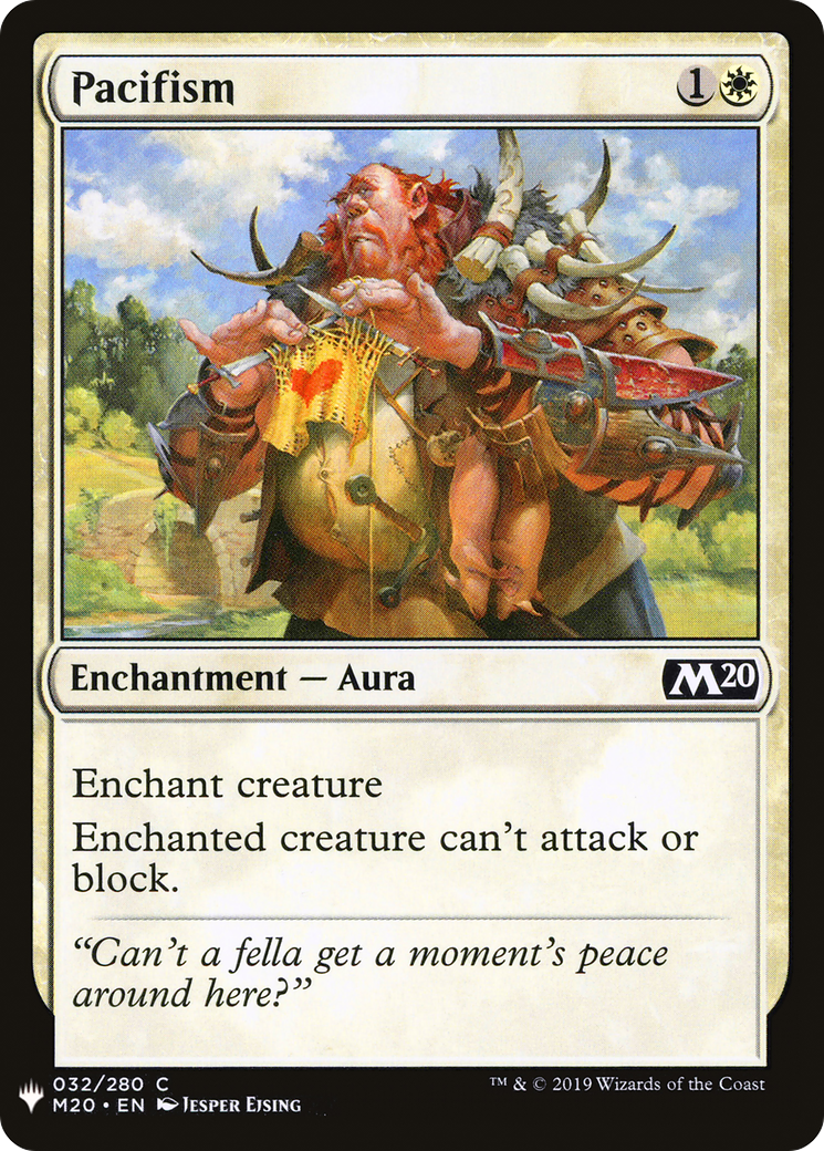 Pacifism (LIST-M20-32)