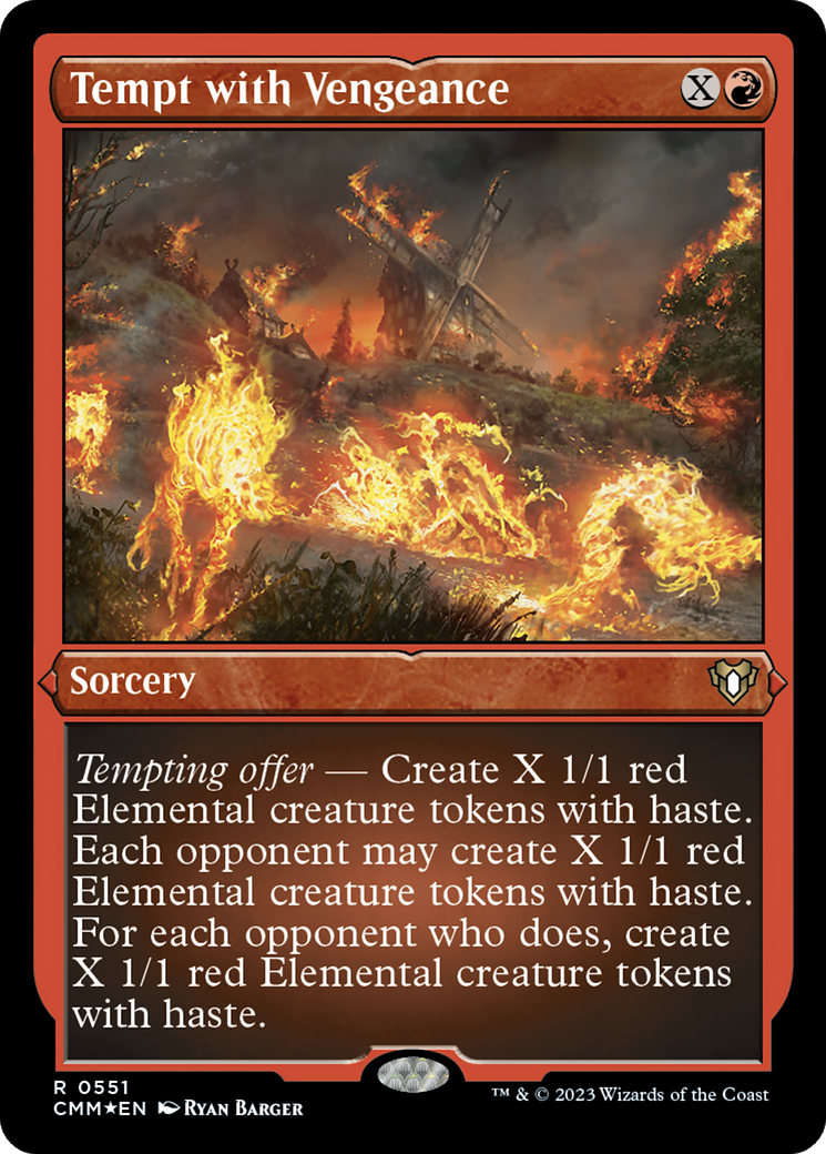 Tempt with Vengeance (CMM-551) (Etched Foil)