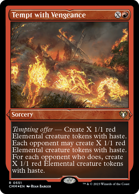Tempt with Vengeance (CMM-551) (Etched Foil)