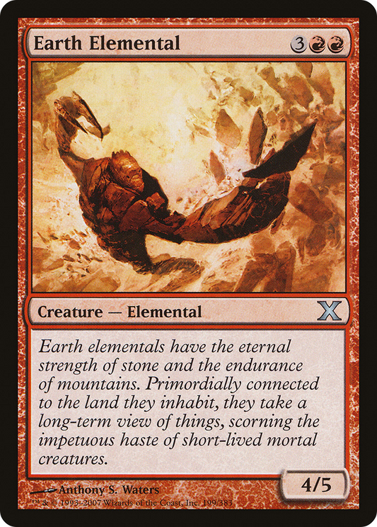 Earth Elemental (10E-199) (Foil)
