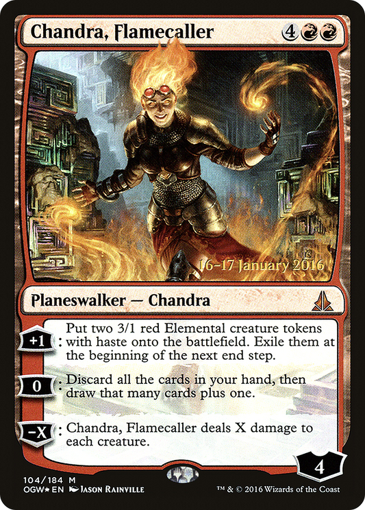 Chandra, Flamecaller (PRE-104S) (Foil)