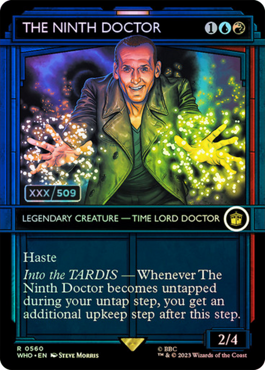 The Ninth Doctor (WHO-560Z) (Showcase) (Borderless) (Foil) (Serialized)