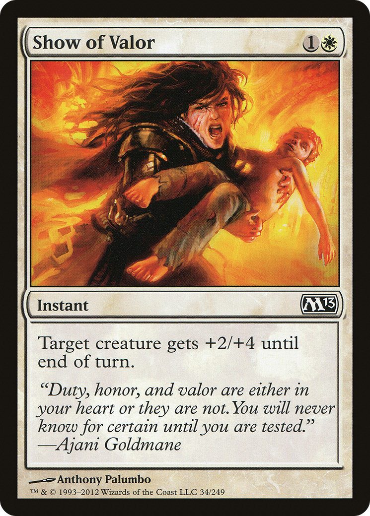 Show of Valor (M13-034) (Foil)