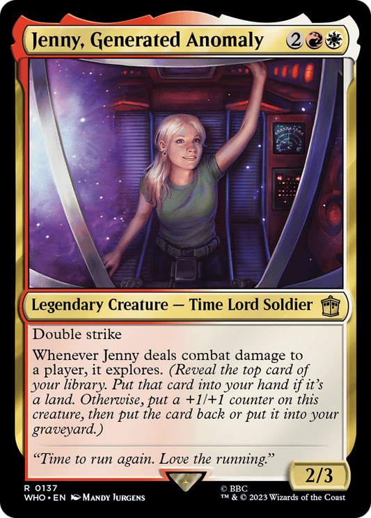 Jenny, Generated Anomaly (WHO-137)