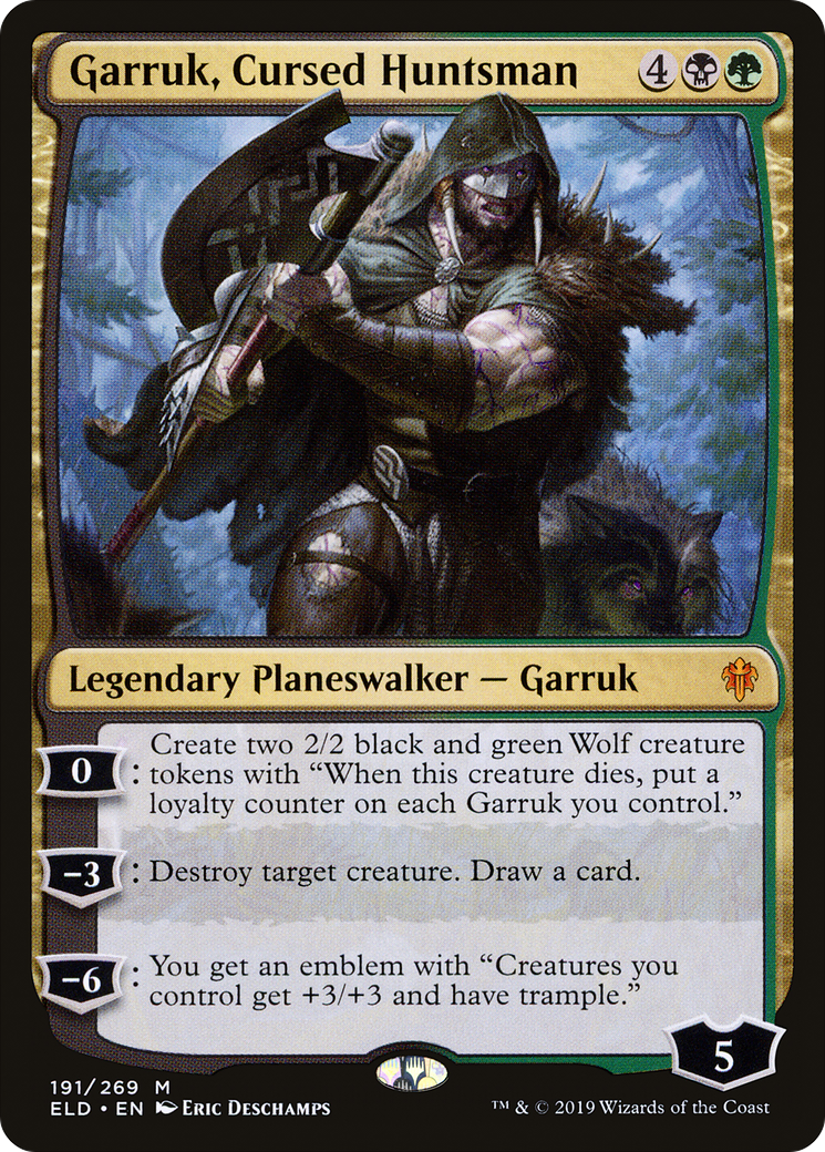 Garruk, Cursed Huntsman (ELD-191) (Foil)